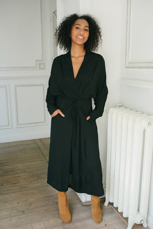 robe-linda-jacquard-black-plume-paris